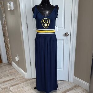 Milwaukee Brewers Adjustable Maxi Dress NWT